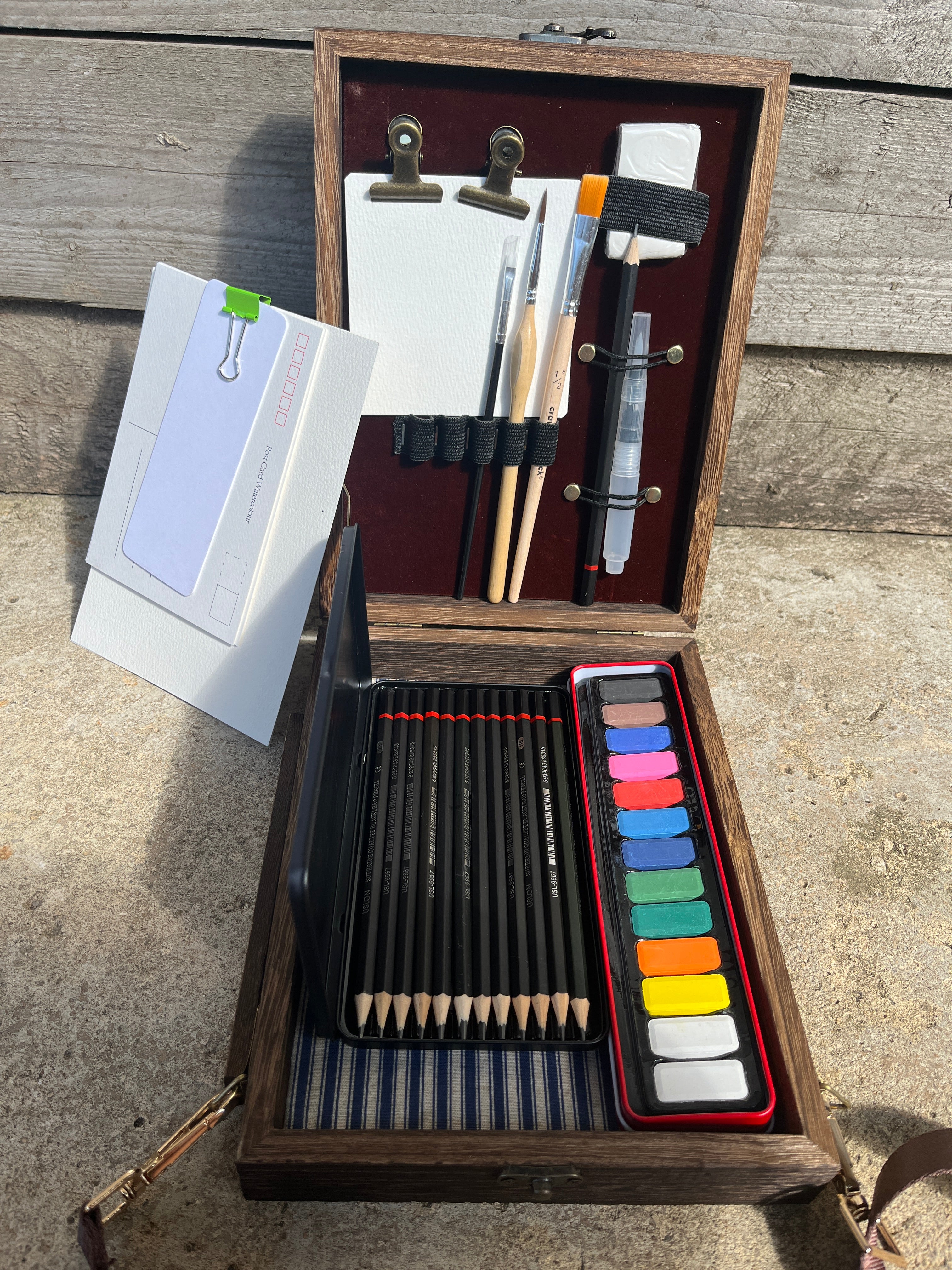 Travel Art Set, Watercolour & Sketch Anywhere image 6