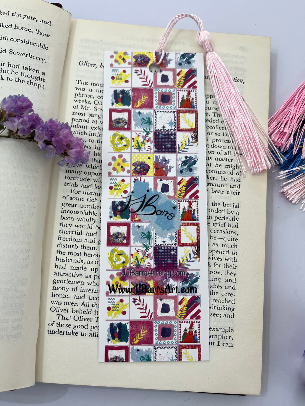 Puffin bookmark, puffin up on good books. Art Unique Bookmark  image 5