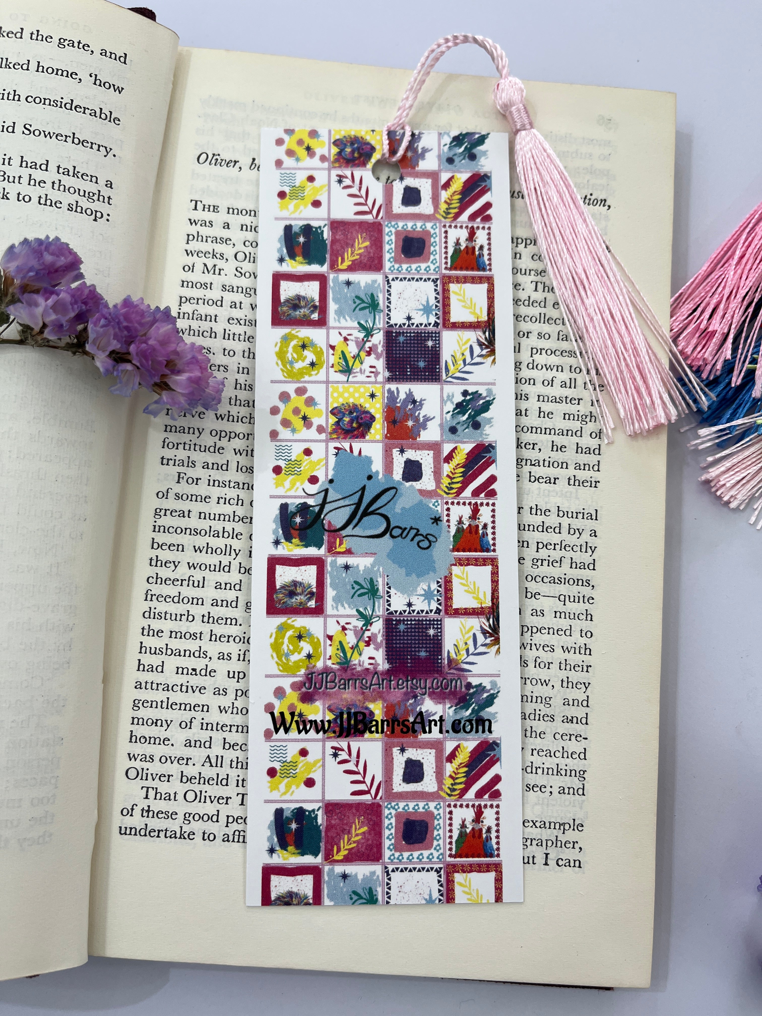 Puffin bookmark, puffin up on good books. Art Unique Bookmark  image 5