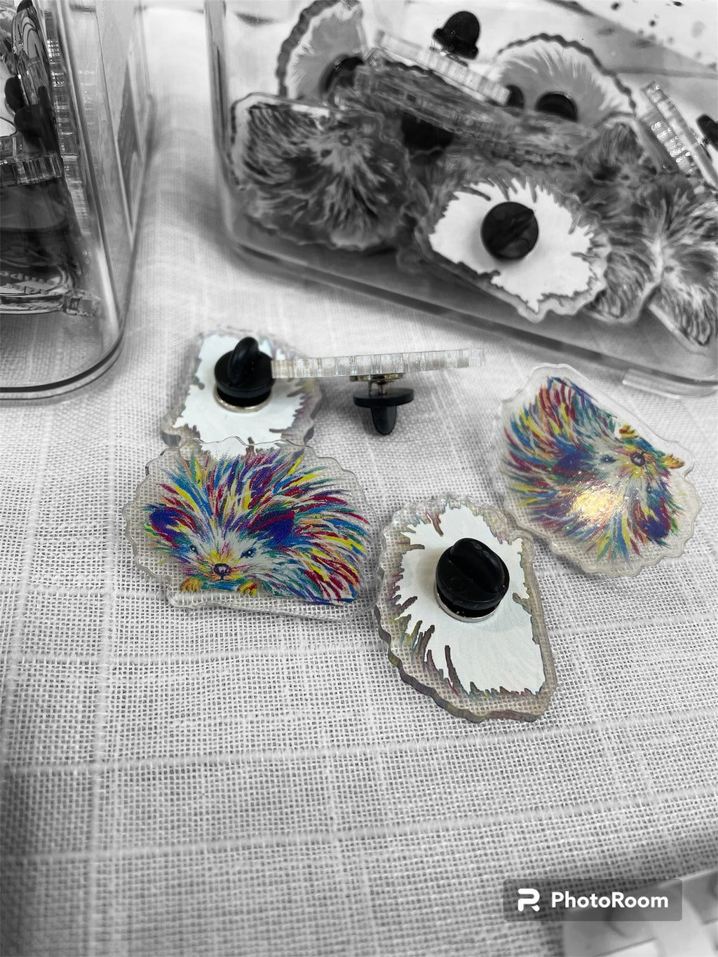 Hedgehog pin badge  image 0