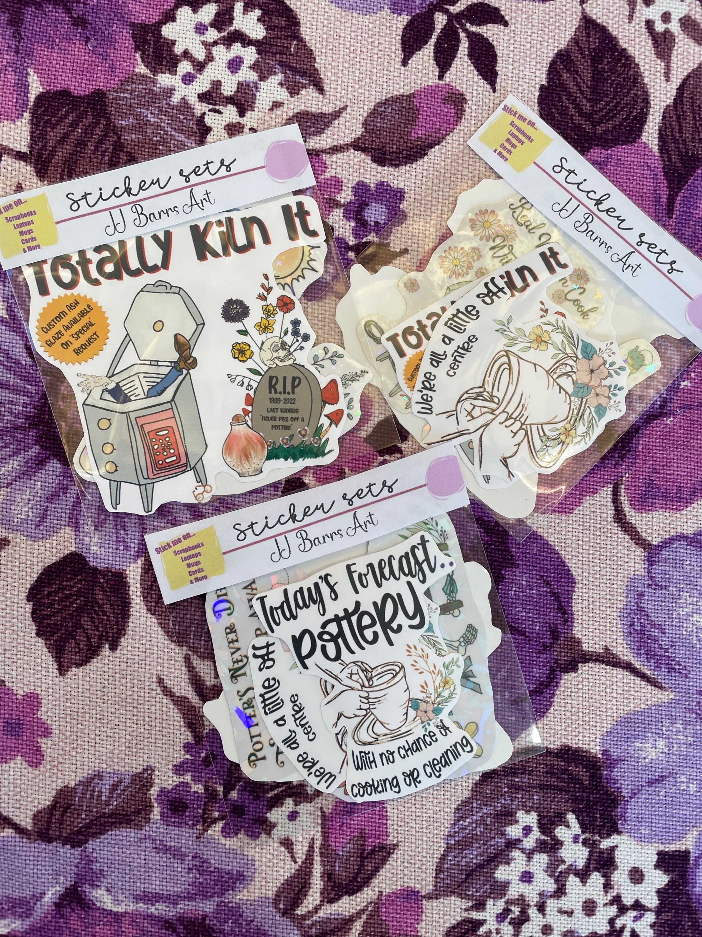 Pottery Jokes Sticker Pack image 0