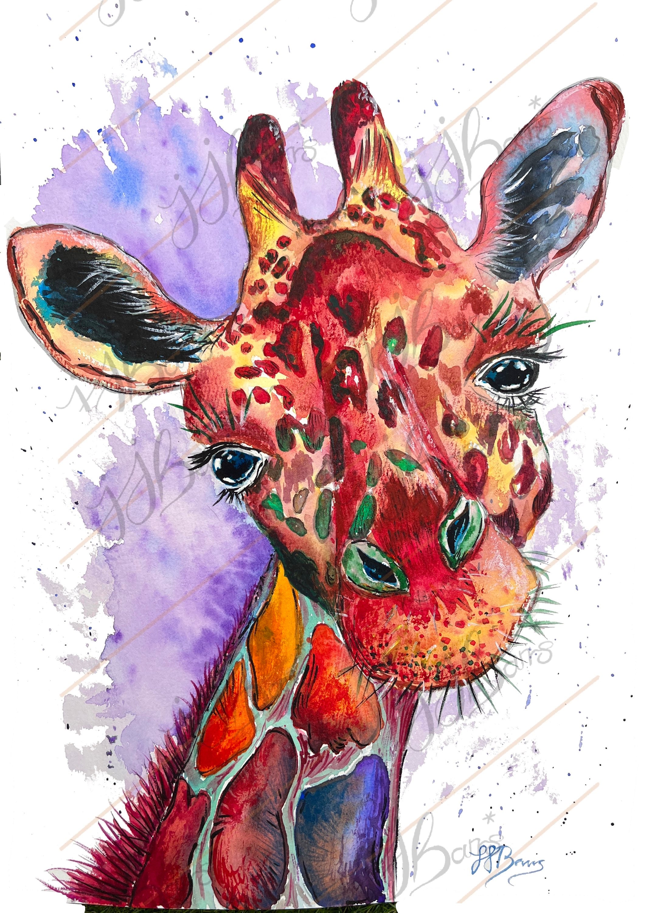 Wellbeing Art Watercolour Painting Pack choice of animal  image 3