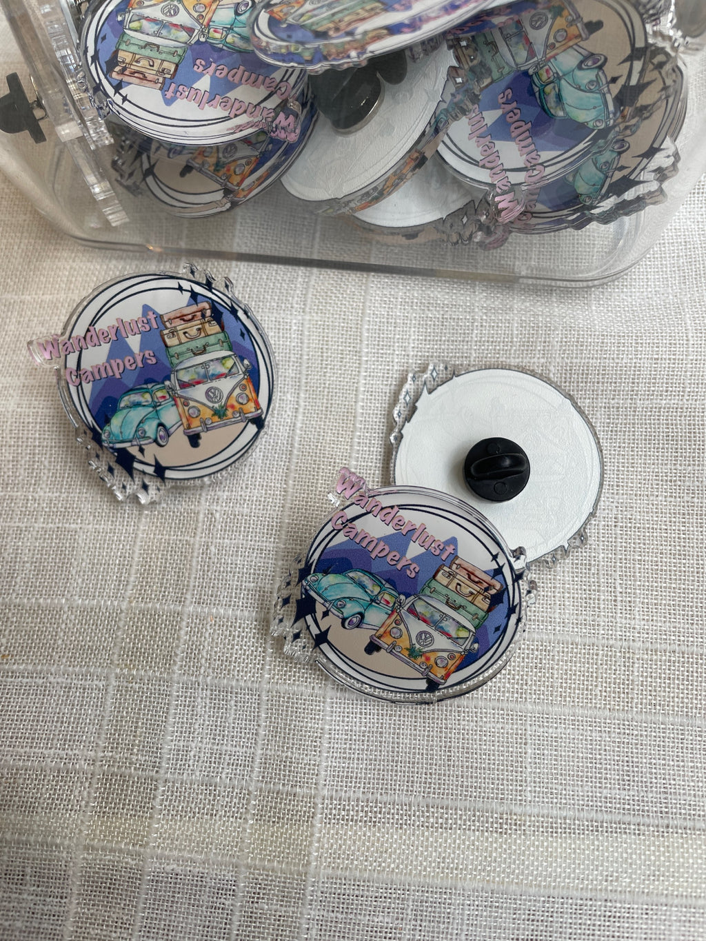 Camper Van, Wanderlust Campers Pin Badge  image 3