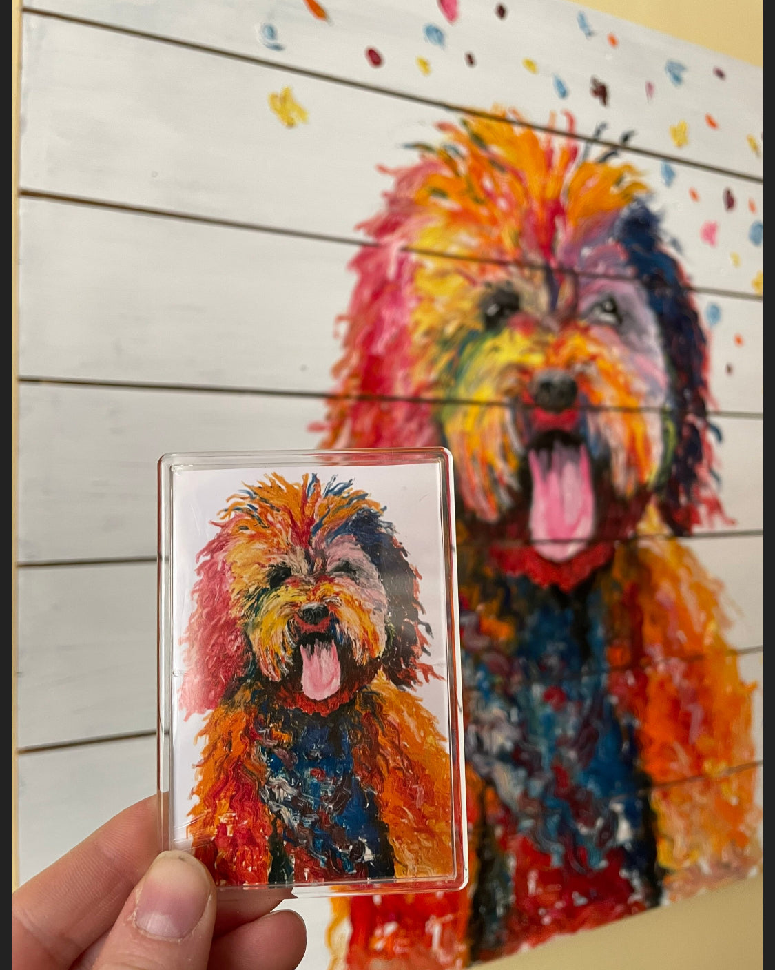 Cockapoo, Goldendoodle, Magnet Print image 1