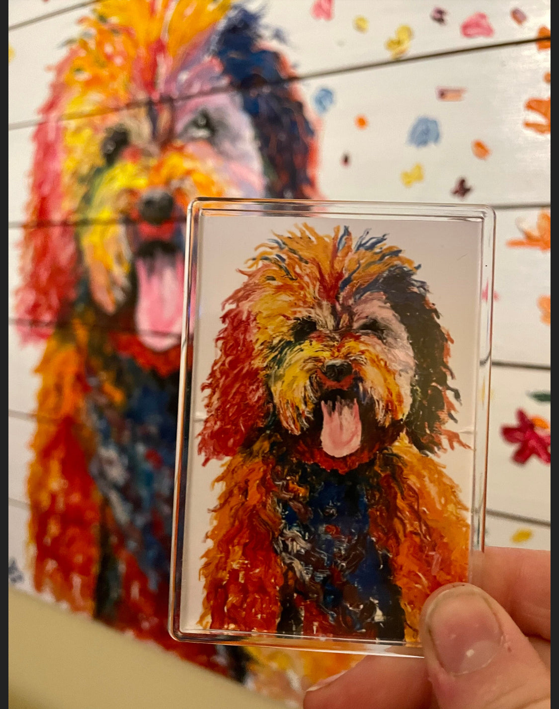 Cockapoo, Goldendoodle, Magnet Print image 0